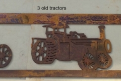 3 old tractors
