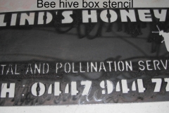 bee hive stencil