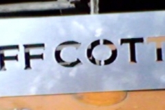 cottage sign - aluminum