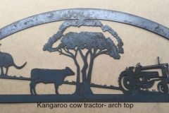 kanga trator and cow arch top