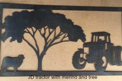 merino treeand JD tractor